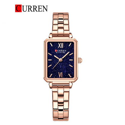 CURREN Original Brand Stainless Steel Band Wrist Watch For Women With Brand (Box & Bag)-9082A